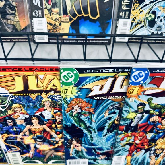 JLA Black Baptism 1-4 & Justice Leagues 1-6 Lot Arkham Aliens Atlantis Amazons - Picture 8 of 9